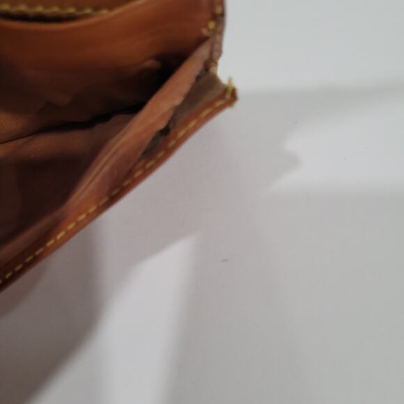 ALVIERO MARTINI Italian Vintage Geo World Map Wallet Brown Bifold Organizer - Picture 8 of 12